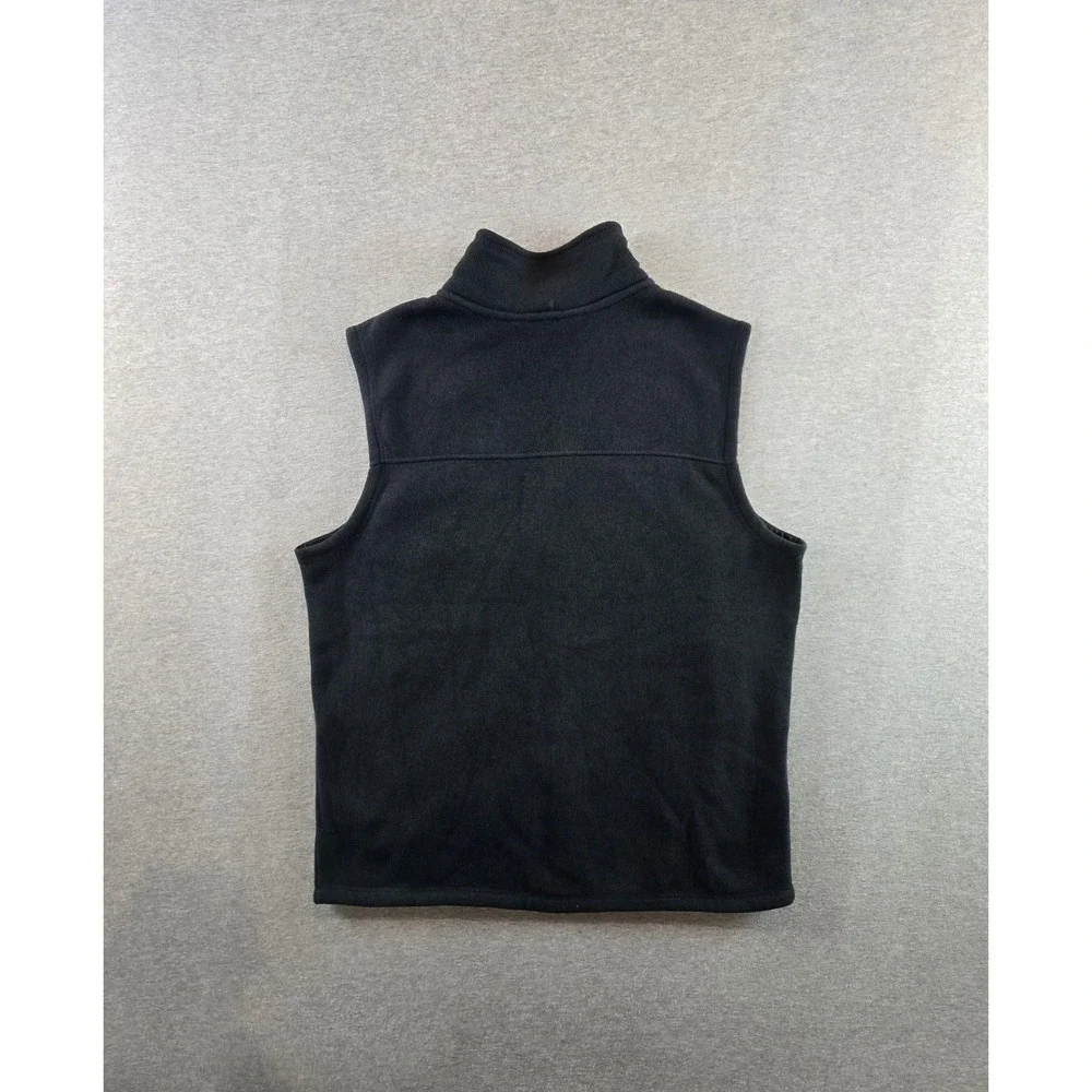 The North Face Fleece‎ Vest Mens Large Black NY Auto Show Full Zip NF0A47FA